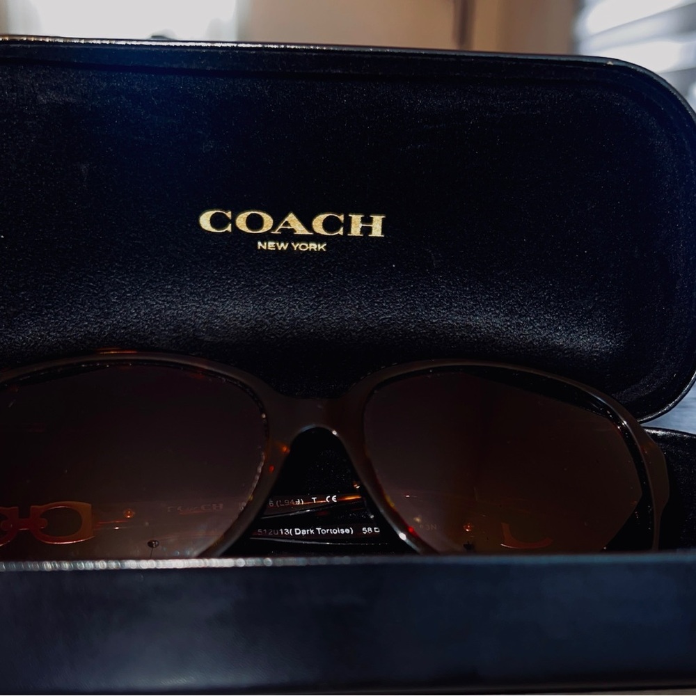 Coach Tortoise Shell Sunglasses